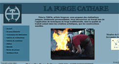 Desktop Screenshot of laforgecathare.fr