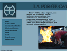 Tablet Screenshot of laforgecathare.fr